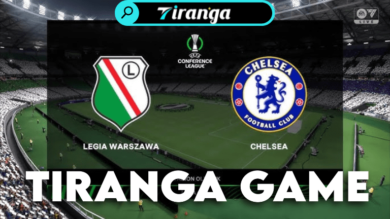 Chelsea and Legia Warszawa football match paired with Tiranga Game digital challenge.